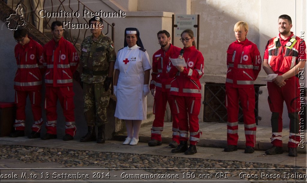 Casale M.to 13 Settembre 2014 - Commemorazione 150 anni CRI - Croce Rossa Italiana- Comitato Regionale del Piemonte