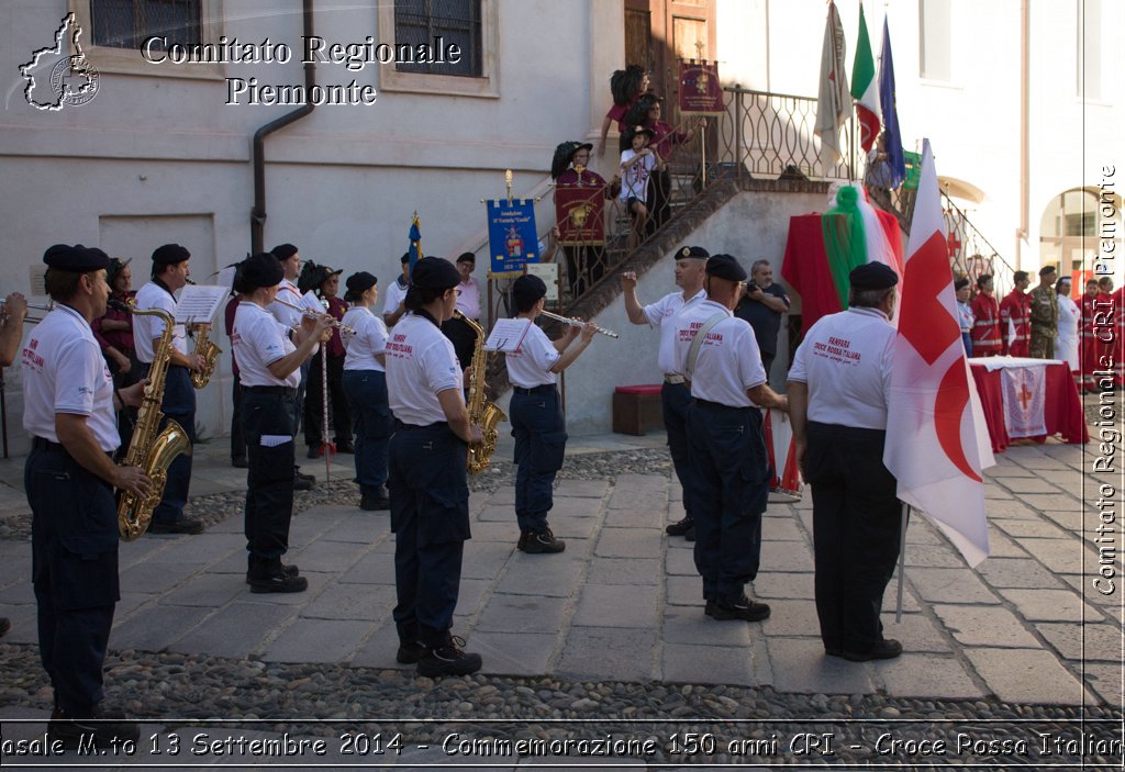 Casale M.to 13 Settembre 2014 - Commemorazione 150 anni CRI - Croce Rossa Italiana- Comitato Regionale del Piemonte