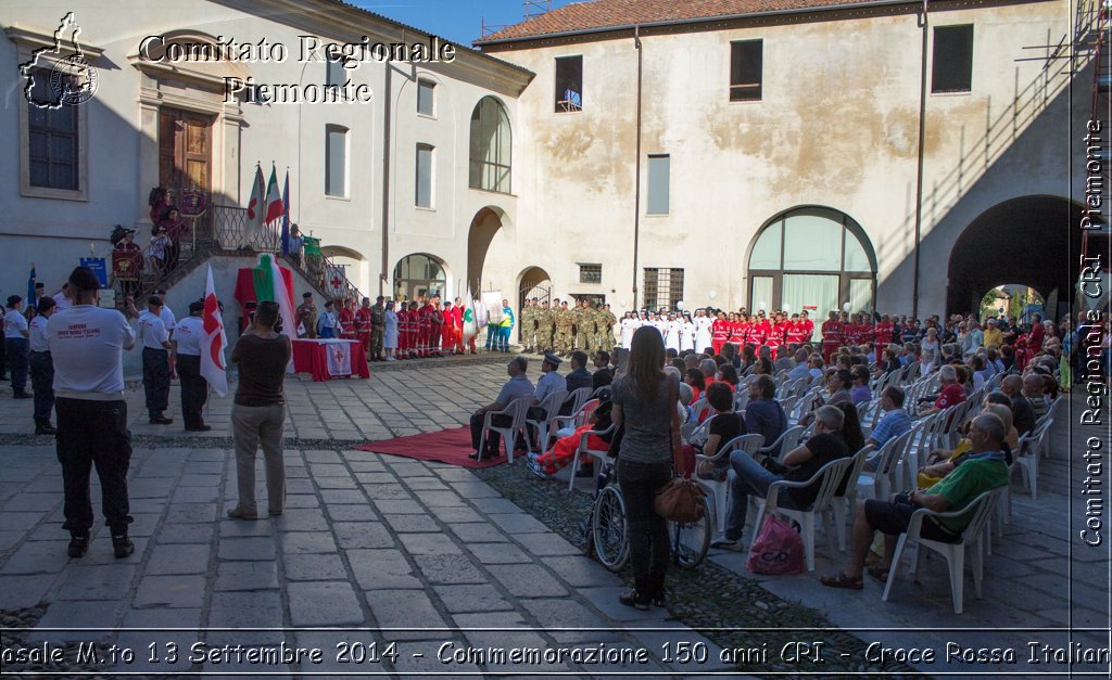 Casale M.to 13 Settembre 2014 - Commemorazione 150 anni CRI - Croce Rossa Italiana- Comitato Regionale del Piemonte