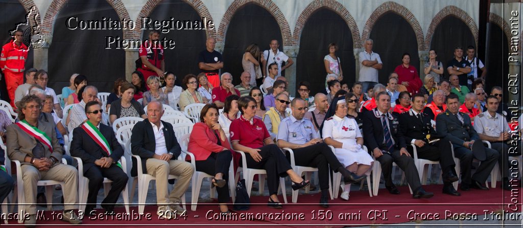 Casale M.to 13 Settembre 2014 - Commemorazione 150 anni CRI - Croce Rossa Italiana- Comitato Regionale del Piemonte