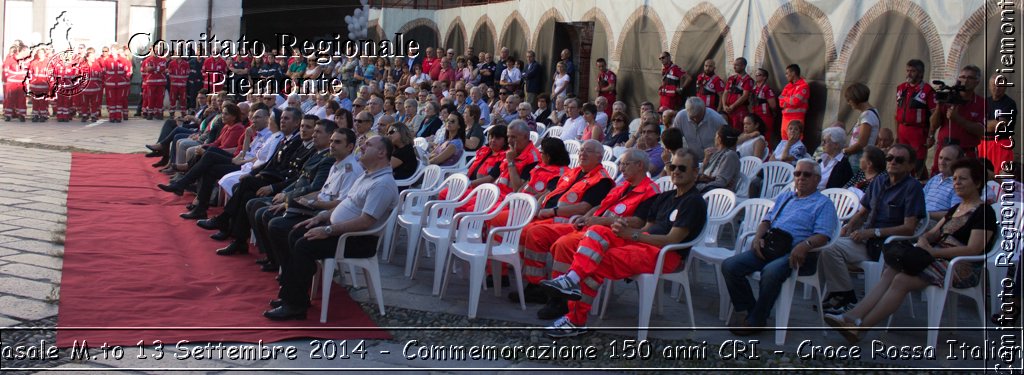 Casale M.to 13 Settembre 2014 - Commemorazione 150 anni CRI - Croce Rossa Italiana- Comitato Regionale del Piemonte