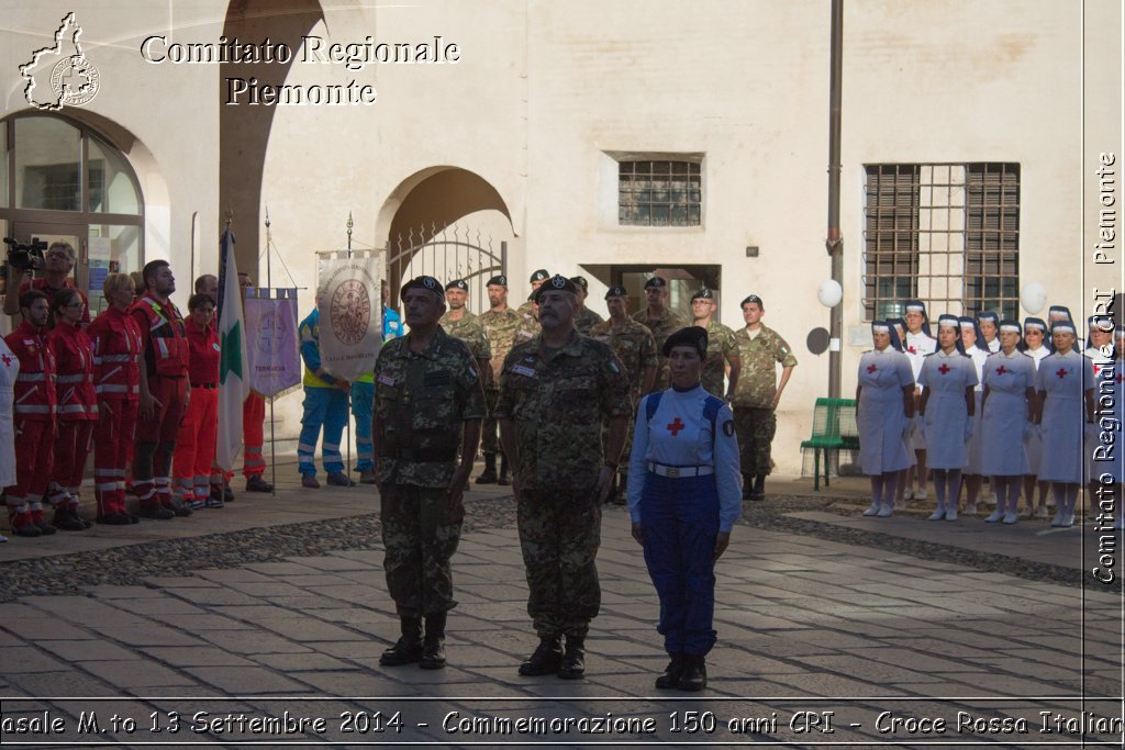 Casale M.to 13 Settembre 2014 - Commemorazione 150 anni CRI - Croce Rossa Italiana- Comitato Regionale del Piemonte