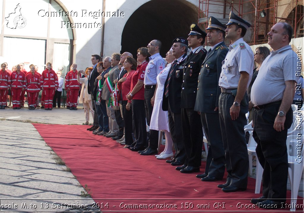 Casale M.to 13 Settembre 2014 - Commemorazione 150 anni CRI - Croce Rossa Italiana- Comitato Regionale del Piemonte