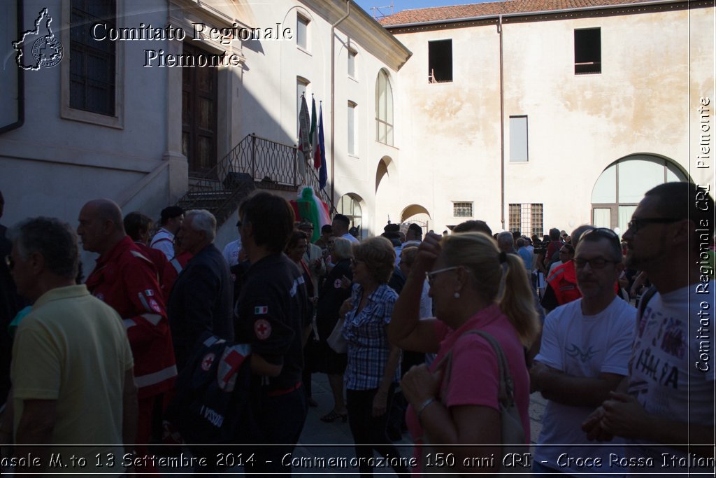 Casale M.to 13 Settembre 2014 - Commemorazione 150 anni CRI - Croce Rossa Italiana- Comitato Regionale del Piemonte