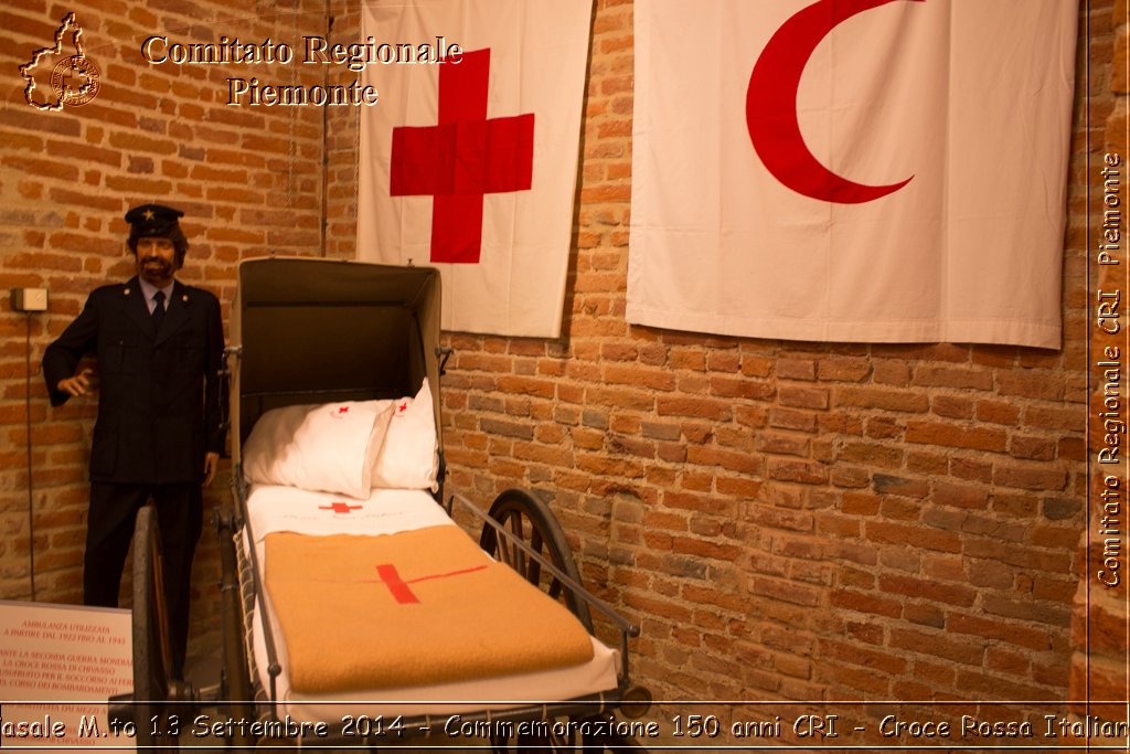 Casale M.to 13 Settembre 2014 - Commemorazione 150 anni CRI - Croce Rossa Italiana- Comitato Regionale del Piemonte