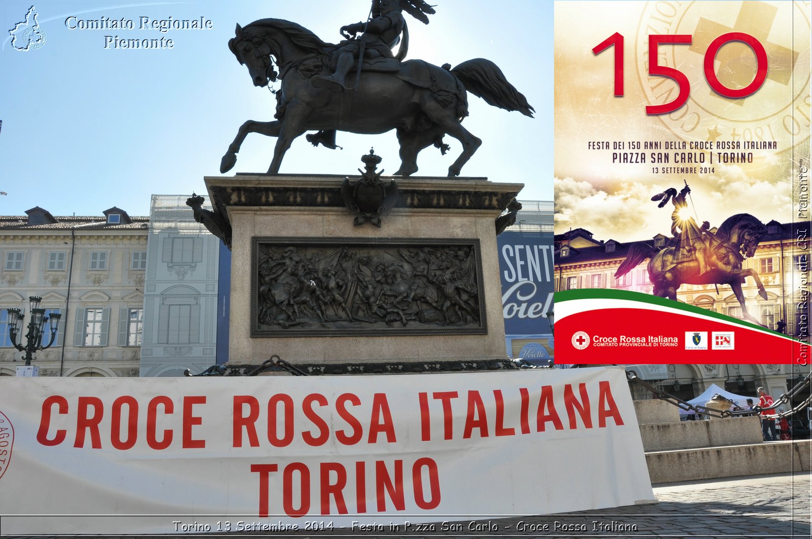 Torino 13 Settembre 2014 - Festa in P.zza San Carlo - Croce Rossa Italiana- Comitato Regionale del Piemonte