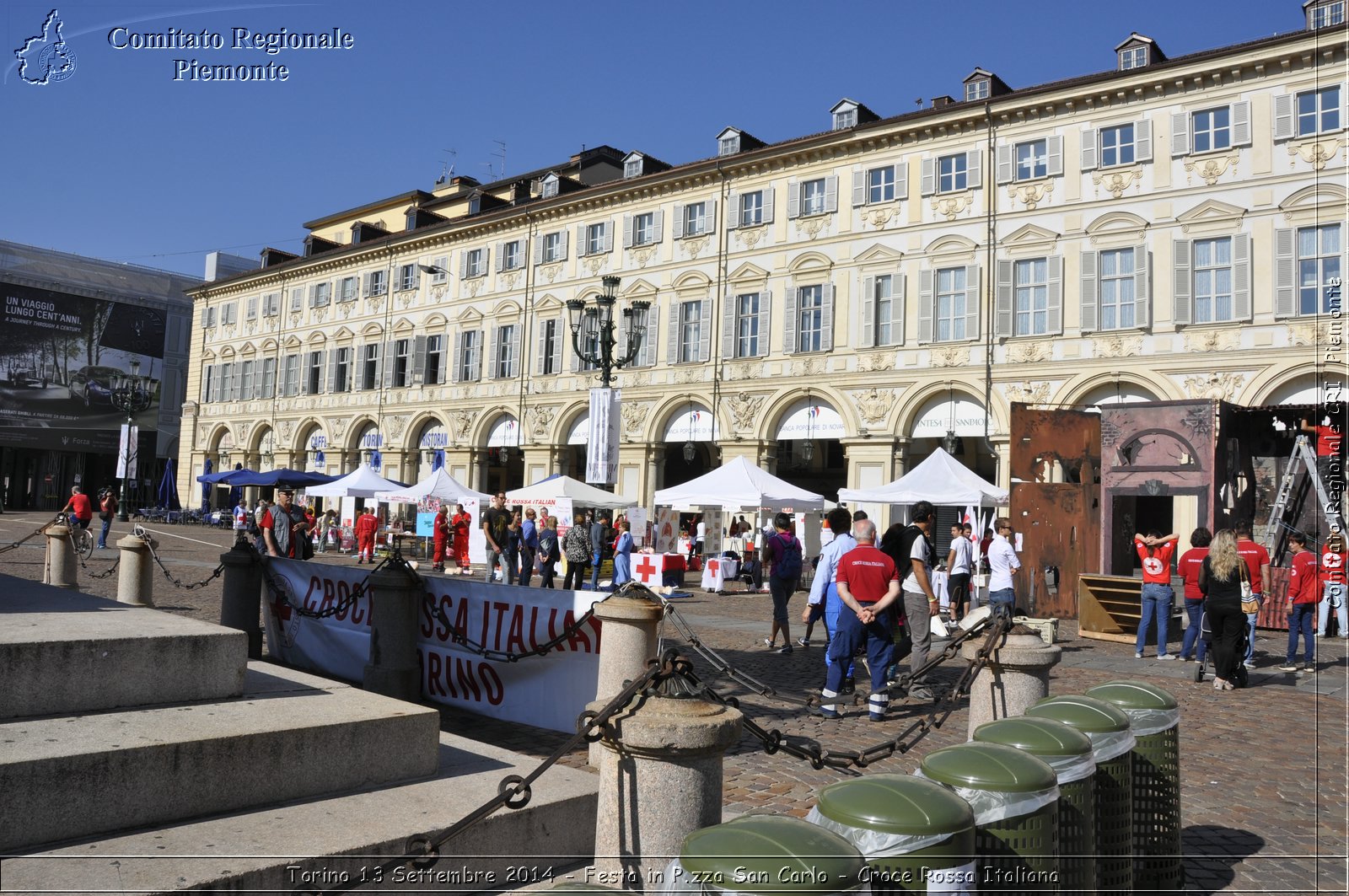 Torino 13 Settembre 2014 - Festa in P.zza San Carlo - Croce Rossa Italiana- Comitato Regionale del Piemonte