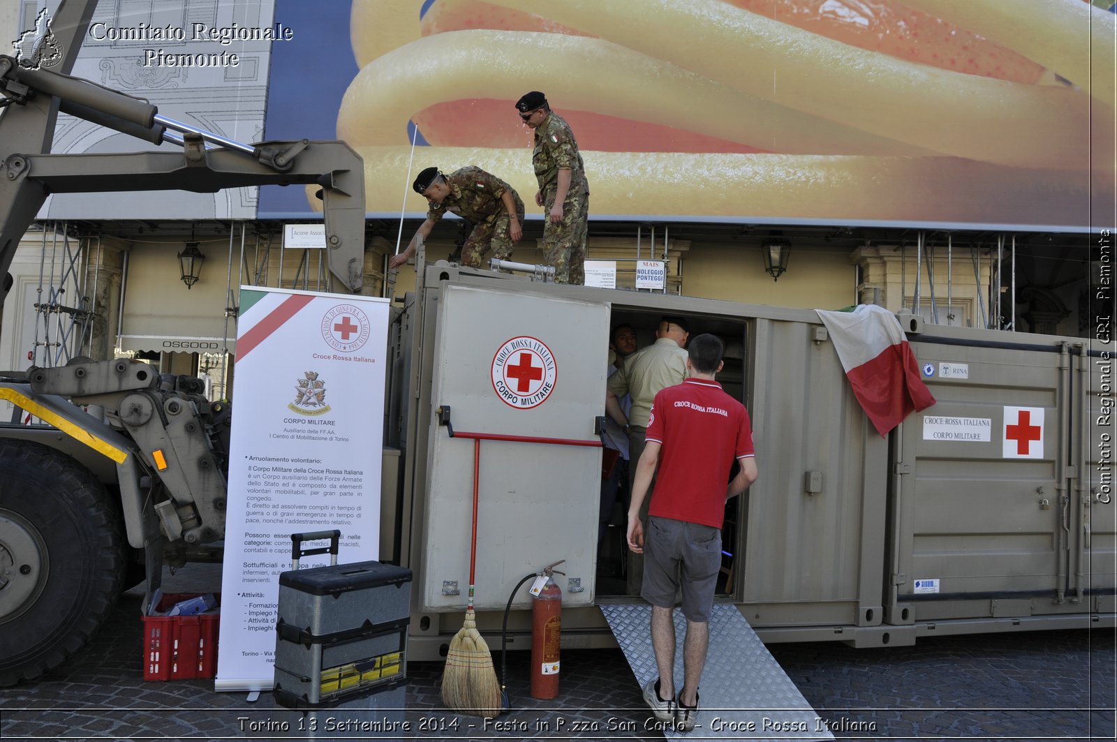 Torino 13 Settembre 2014 - Festa in P.zza San Carlo - Croce Rossa Italiana- Comitato Regionale del Piemonte