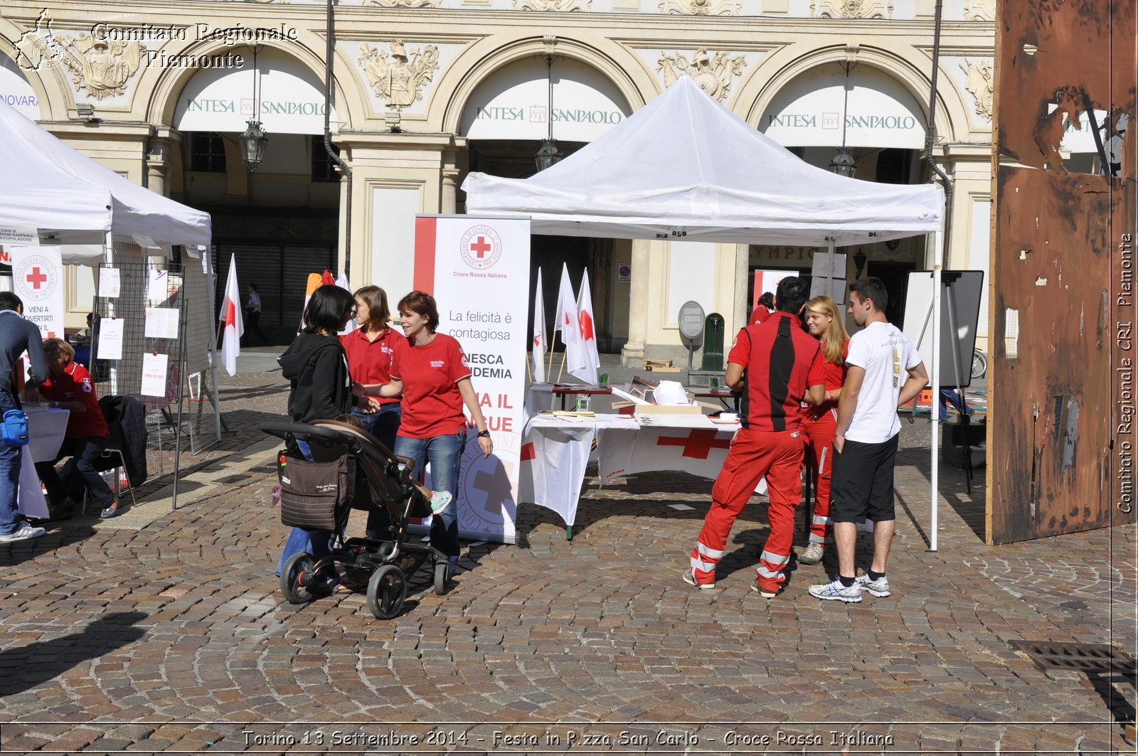 Torino 13 Settembre 2014 - Festa in P.zza San Carlo - Croce Rossa Italiana- Comitato Regionale del Piemonte