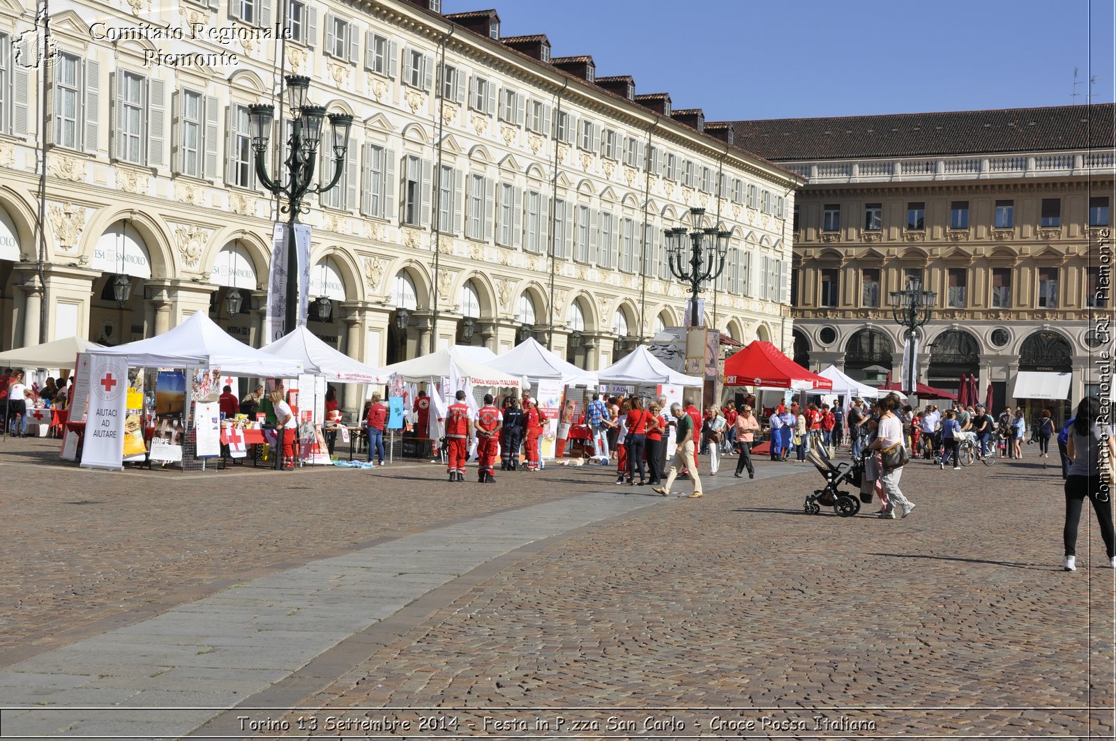 Torino 13 Settembre 2014 - Festa in P.zza San Carlo - Croce Rossa Italiana- Comitato Regionale del Piemonte