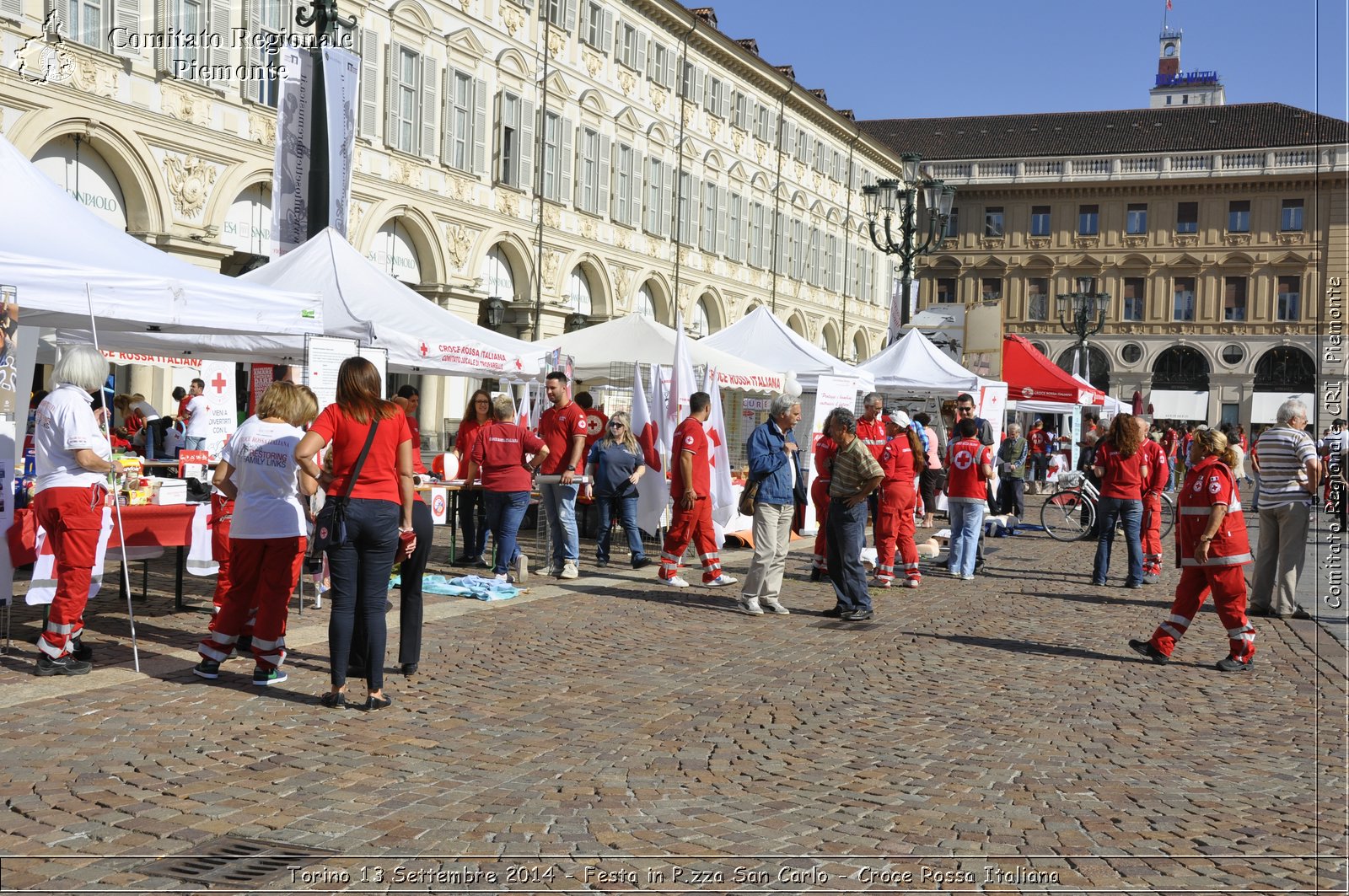 Torino 13 Settembre 2014 - Festa in P.zza San Carlo - Croce Rossa Italiana- Comitato Regionale del Piemonte