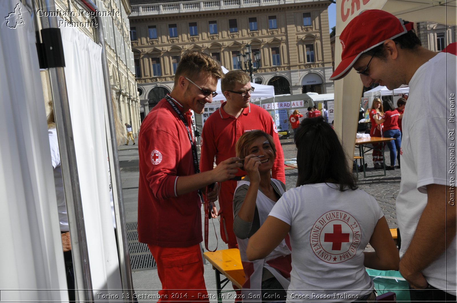 Torino 13 Settembre 2014 - Festa in P.zza San Carlo - Croce Rossa Italiana- Comitato Regionale del Piemonte