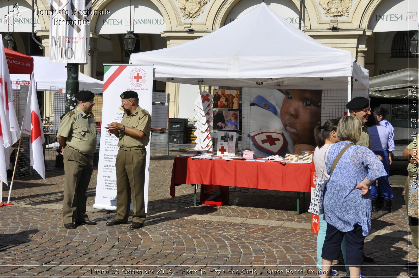 Torino 13 Settembre 2014 - Festa in P.zza San Carlo - Croce Rossa Italiana- Comitato Regionale del Piemonte