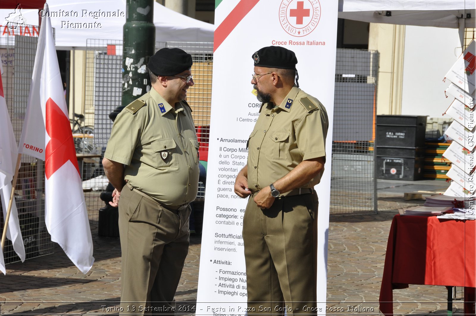 Torino 13 Settembre 2014 - Festa in P.zza San Carlo - Croce Rossa Italiana- Comitato Regionale del Piemonte