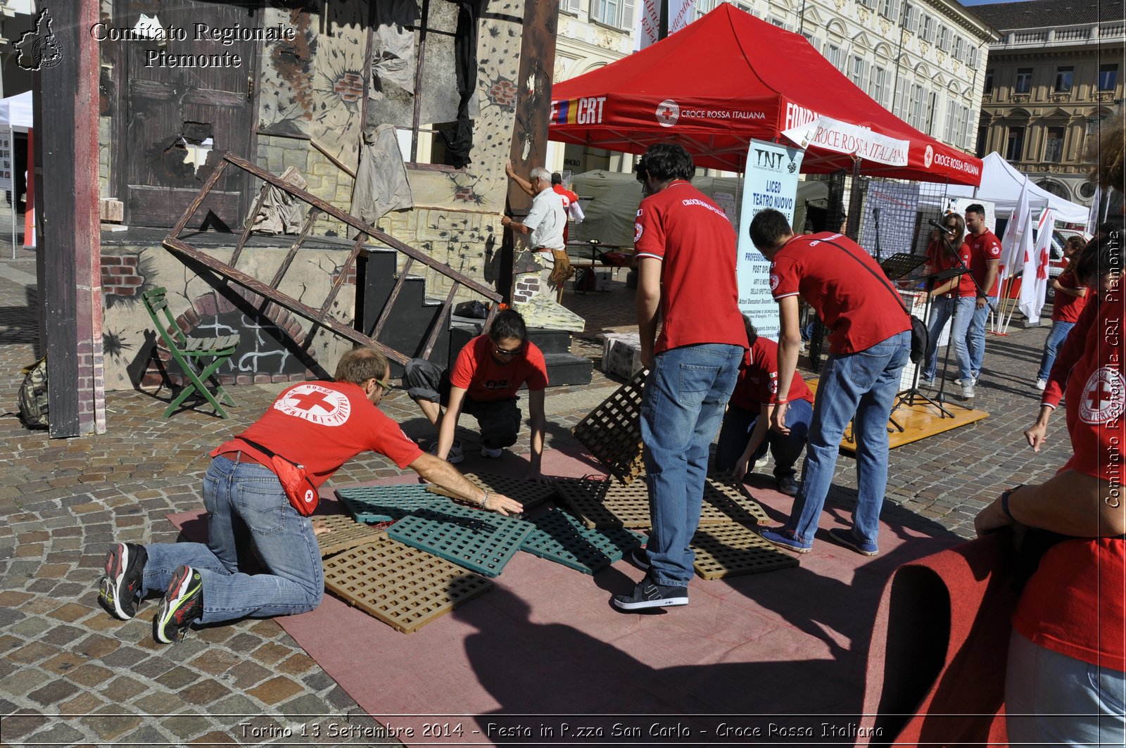 Torino 13 Settembre 2014 - Festa in P.zza San Carlo - Croce Rossa Italiana- Comitato Regionale del Piemonte