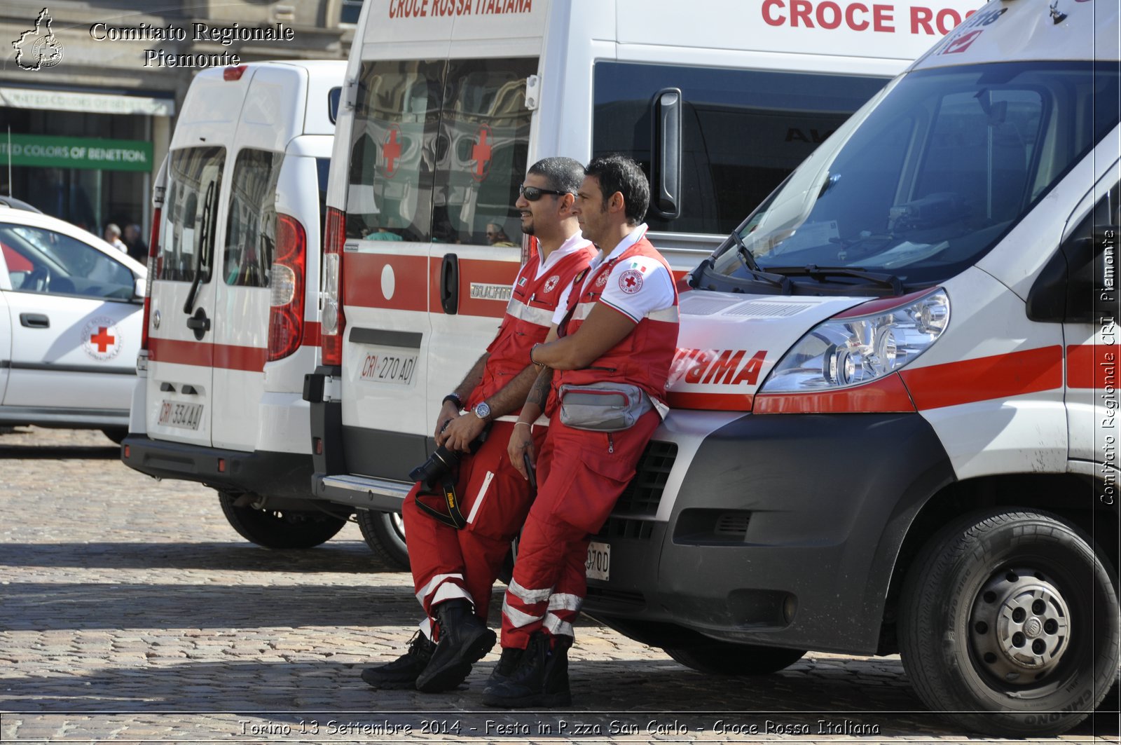 Torino 13 Settembre 2014 - Festa in P.zza San Carlo - Croce Rossa Italiana- Comitato Regionale del Piemonte