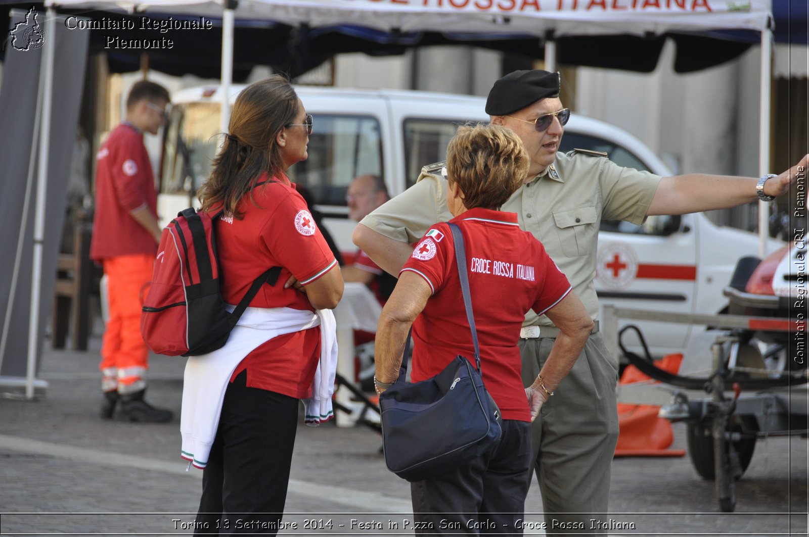 Torino 13 Settembre 2014 - Festa in P.zza San Carlo - Croce Rossa Italiana- Comitato Regionale del Piemonte