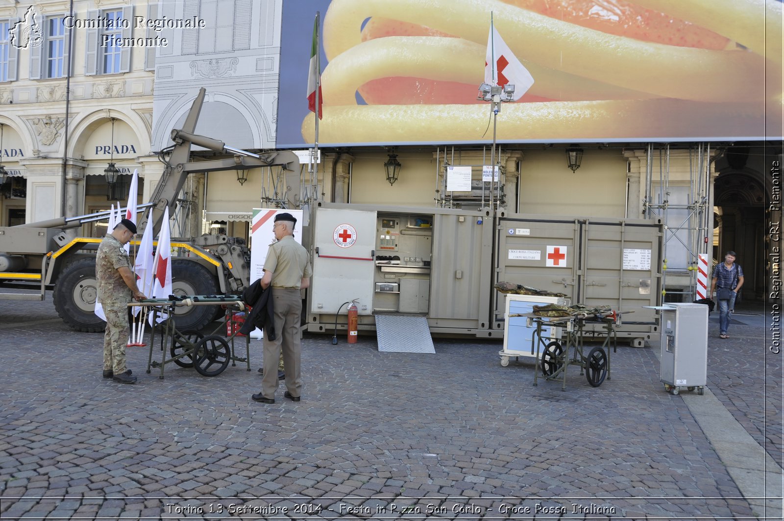 Torino 13 Settembre 2014 - Festa in P.zza San Carlo - Croce Rossa Italiana- Comitato Regionale del Piemonte