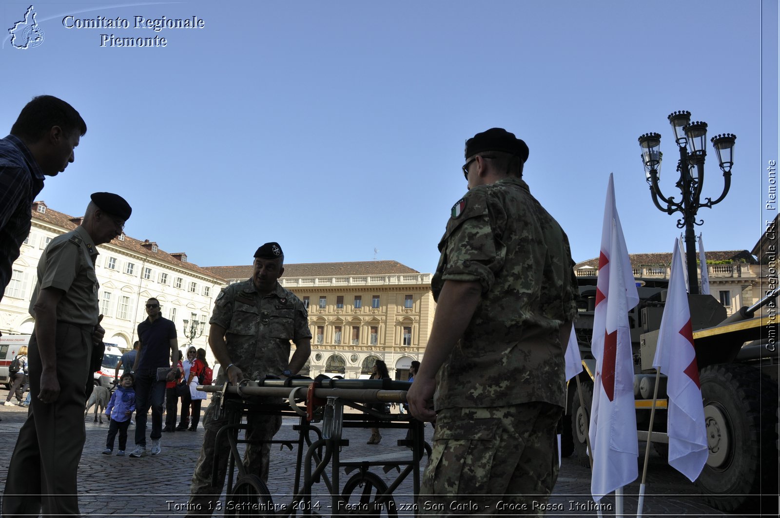 Torino 13 Settembre 2014 - Festa in P.zza San Carlo - Croce Rossa Italiana- Comitato Regionale del Piemonte