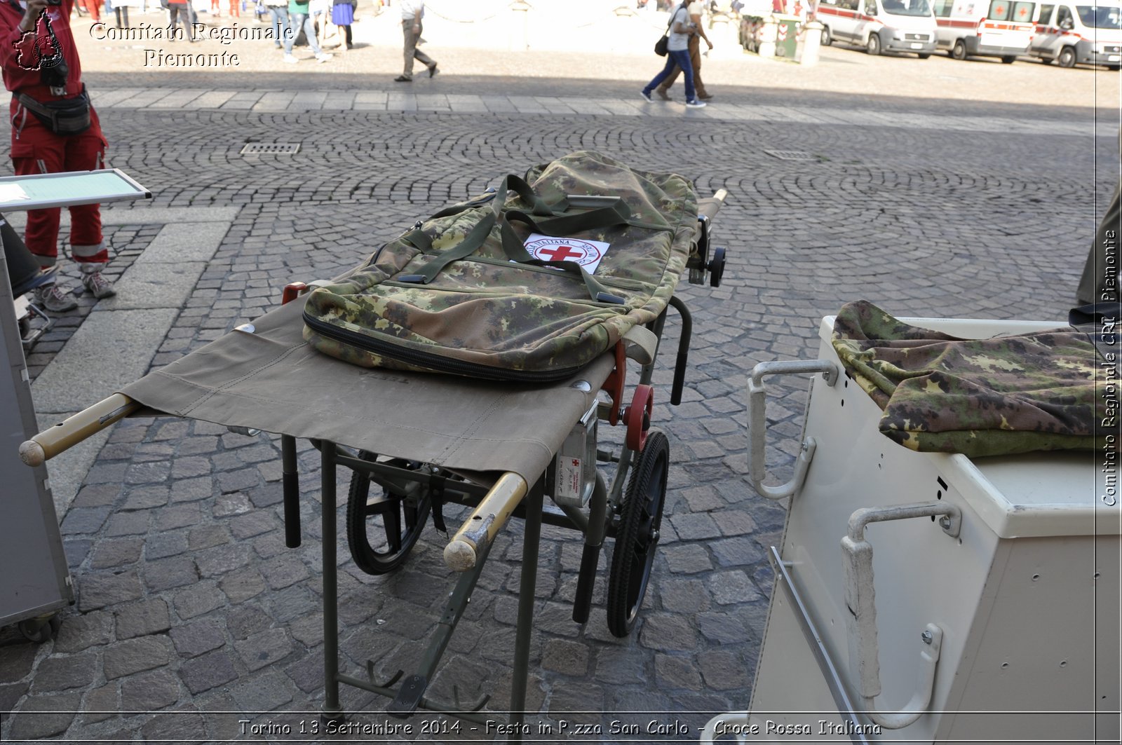 Torino 13 Settembre 2014 - Festa in P.zza San Carlo - Croce Rossa Italiana- Comitato Regionale del Piemonte