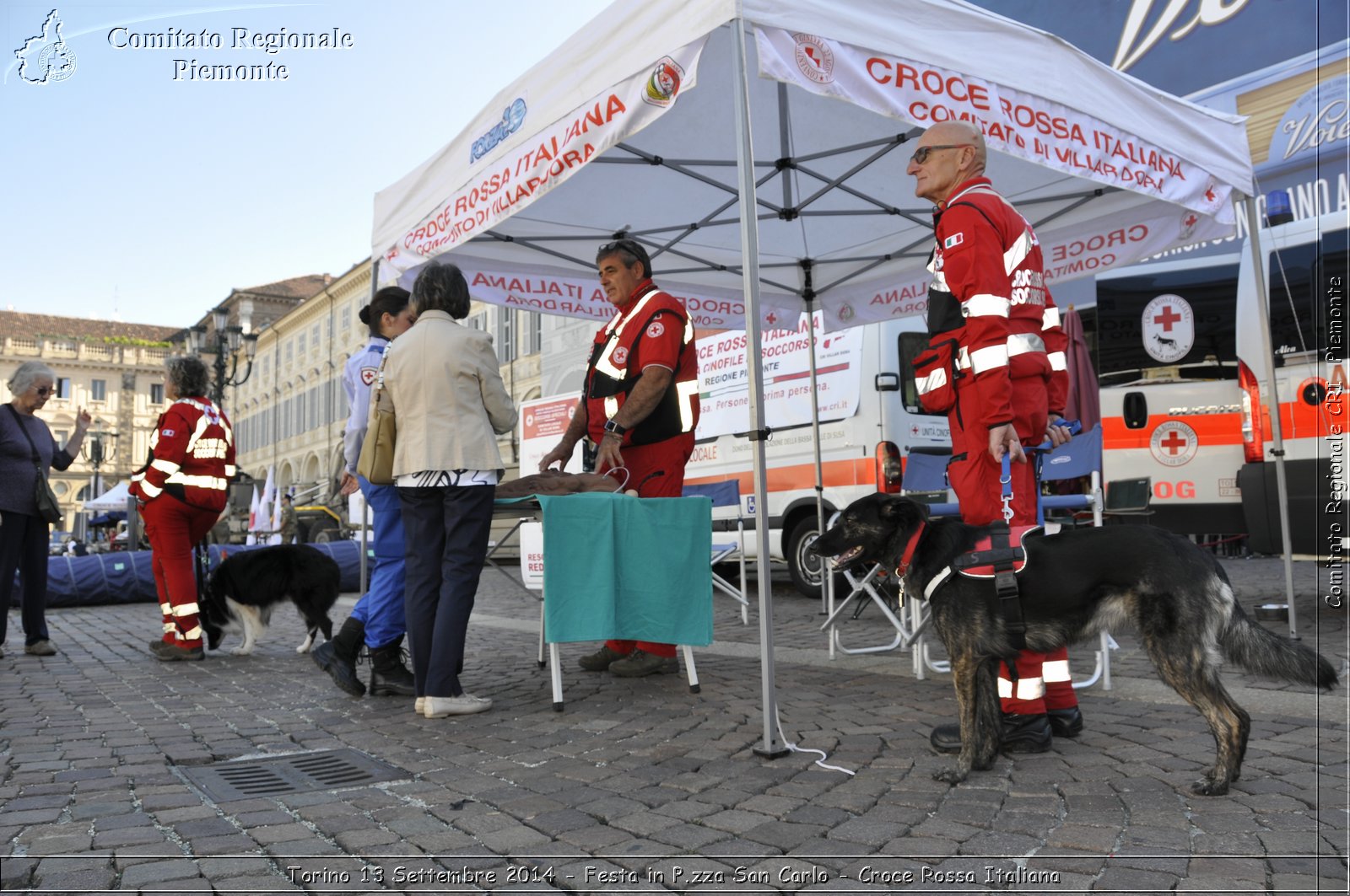 Torino 13 Settembre 2014 - Festa in P.zza San Carlo - Croce Rossa Italiana- Comitato Regionale del Piemonte