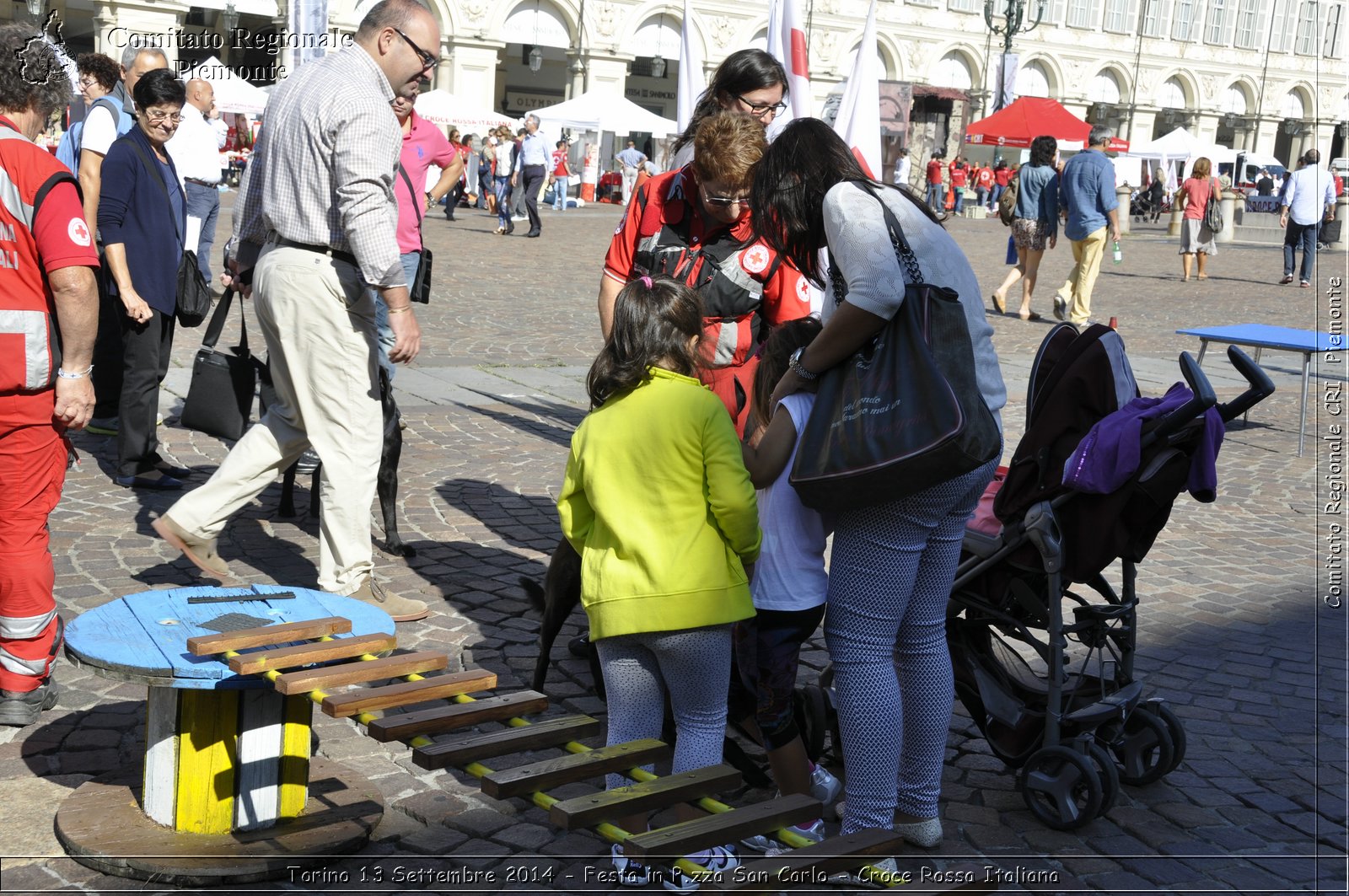 Torino 13 Settembre 2014 - Festa in P.zza San Carlo - Croce Rossa Italiana- Comitato Regionale del Piemonte