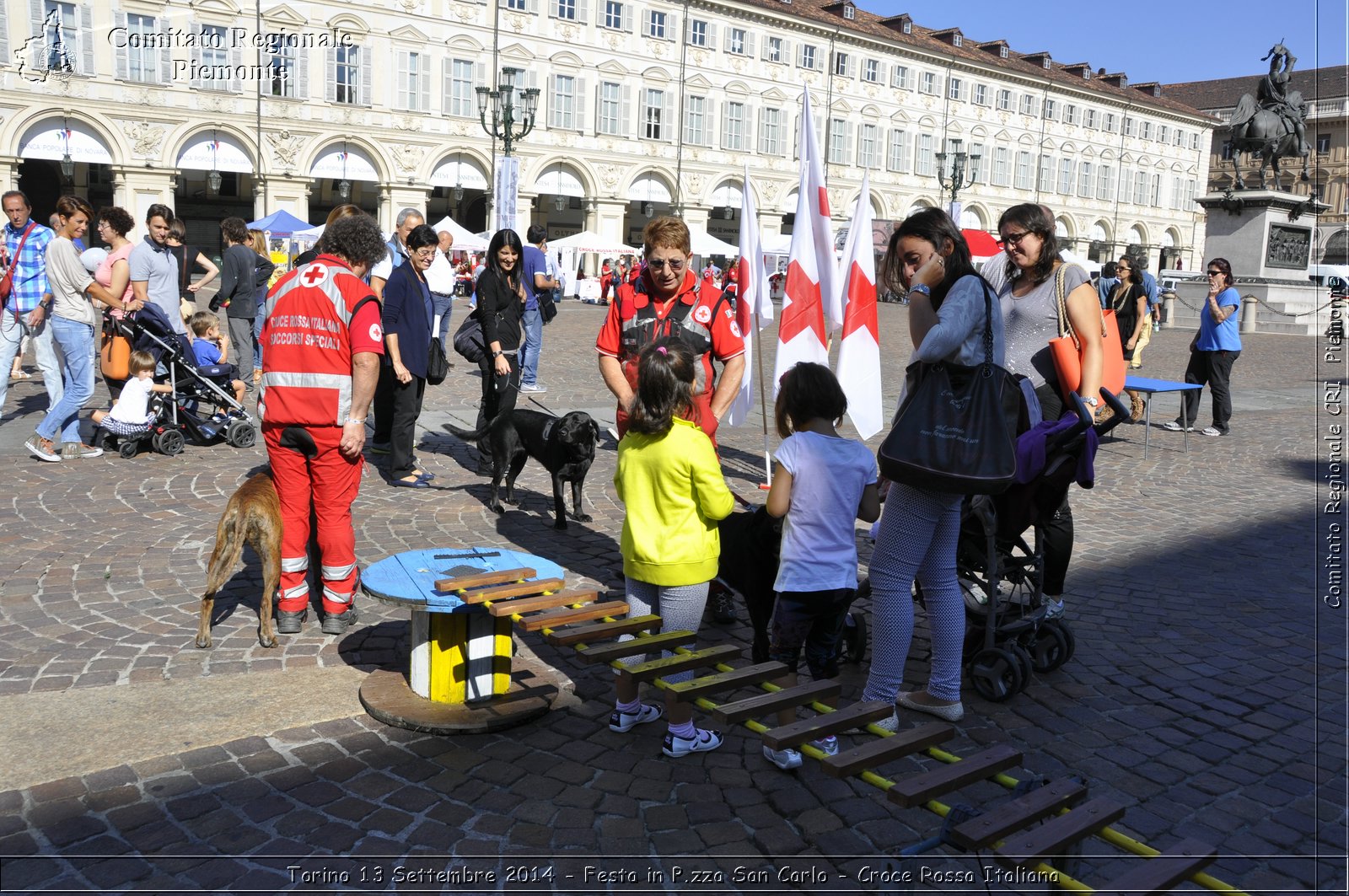 Torino 13 Settembre 2014 - Festa in P.zza San Carlo - Croce Rossa Italiana- Comitato Regionale del Piemonte