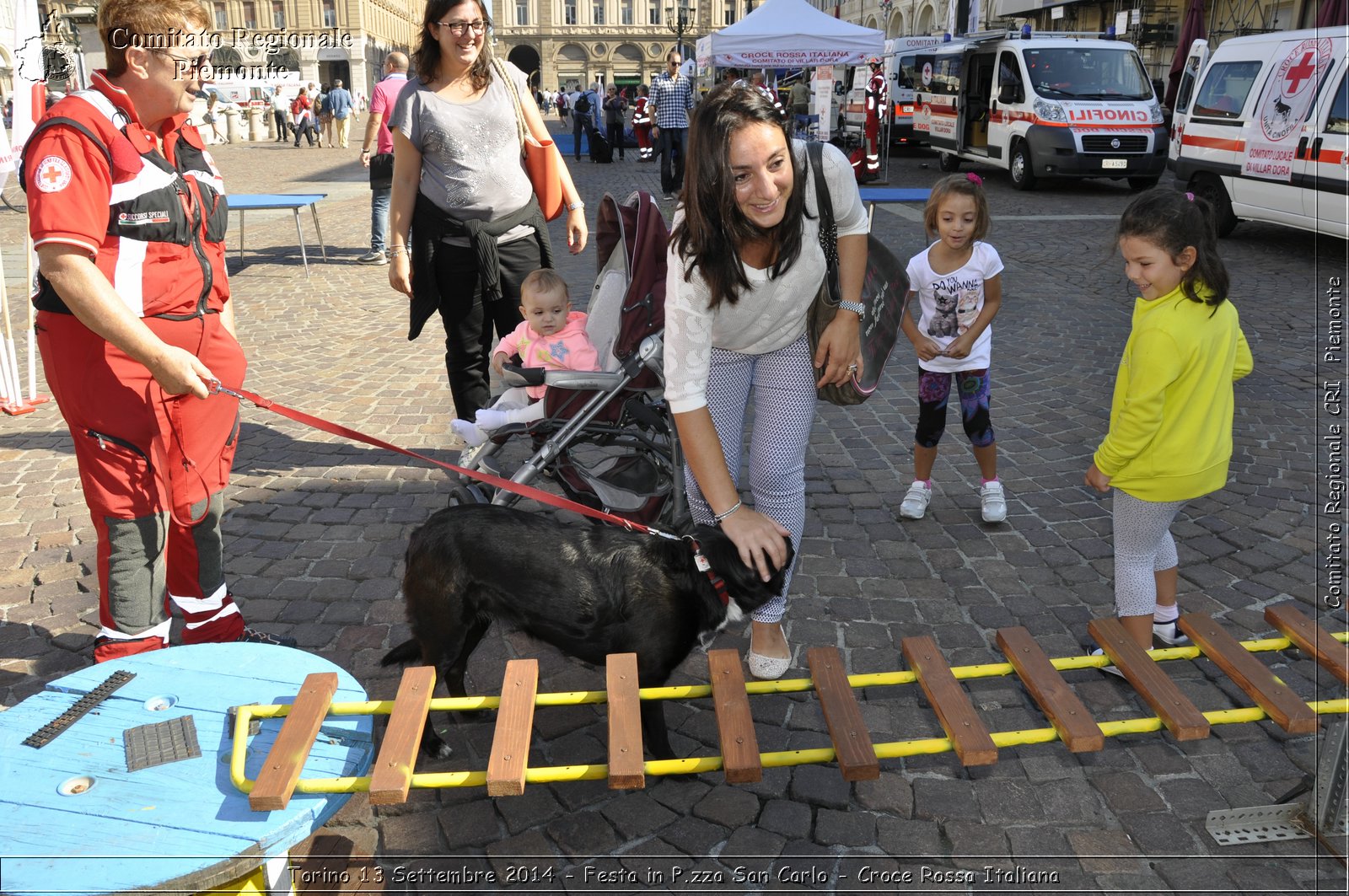 Torino 13 Settembre 2014 - Festa in P.zza San Carlo - Croce Rossa Italiana- Comitato Regionale del Piemonte