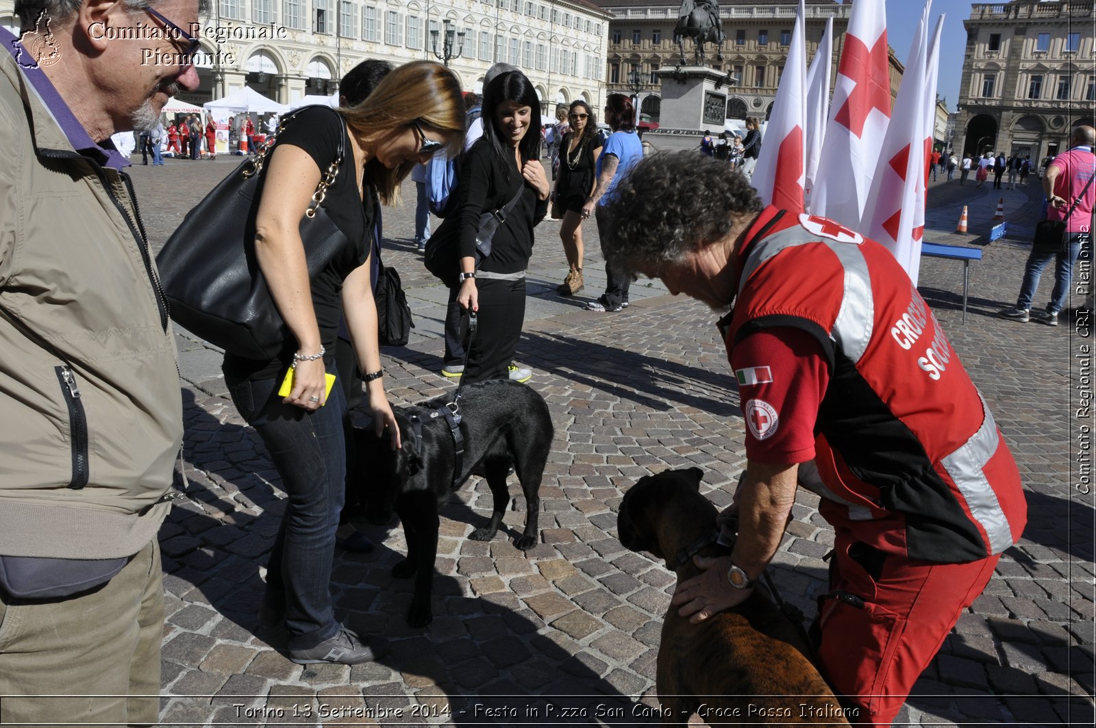 Torino 13 Settembre 2014 - Festa in P.zza San Carlo - Croce Rossa Italiana- Comitato Regionale del Piemonte