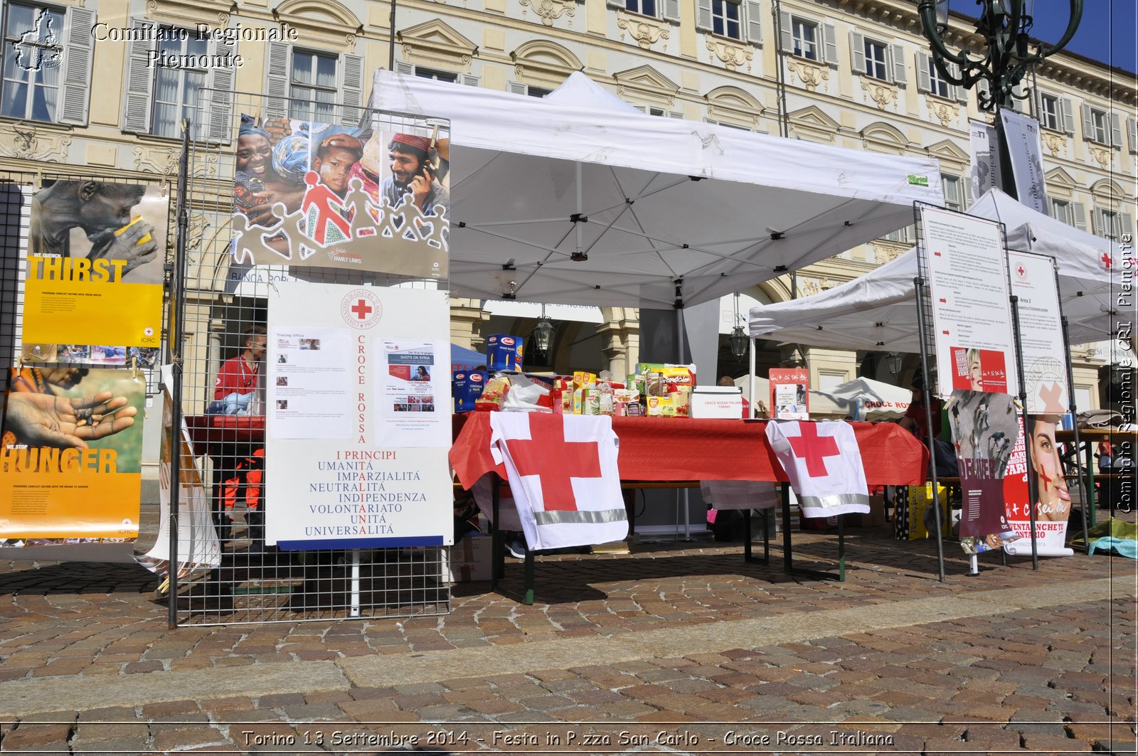 Torino 13 Settembre 2014 - Festa in P.zza San Carlo - Croce Rossa Italiana- Comitato Regionale del Piemonte