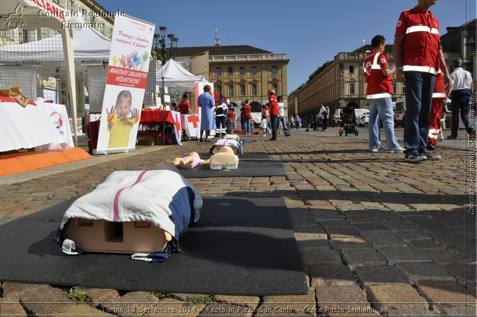 Torino 13 Settembre 2014 - Festa in P.zza San Carlo - Croce Rossa Italiana- Comitato Regionale del Piemonte