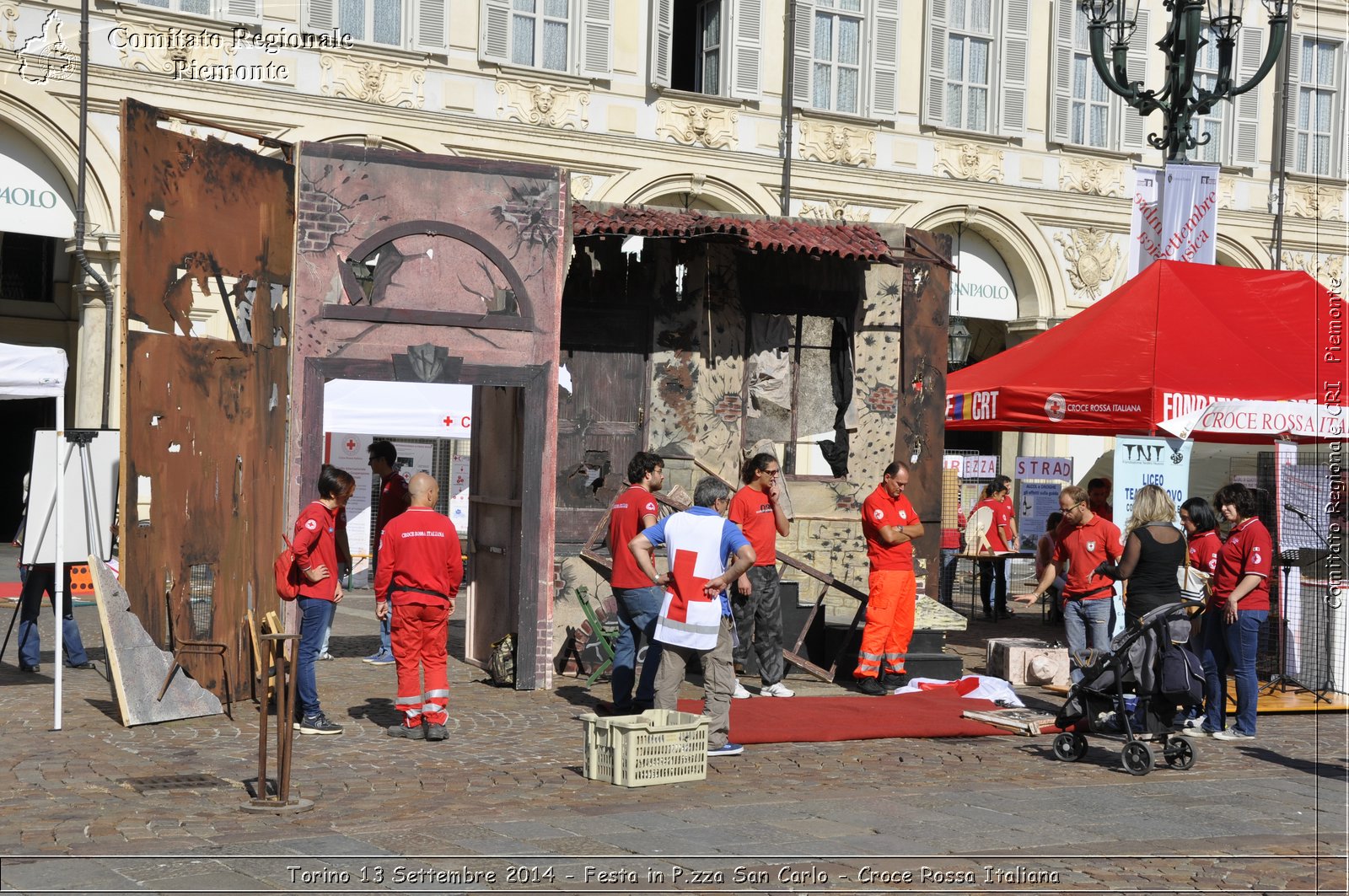 Torino 13 Settembre 2014 - Festa in P.zza San Carlo - Croce Rossa Italiana- Comitato Regionale del Piemonte