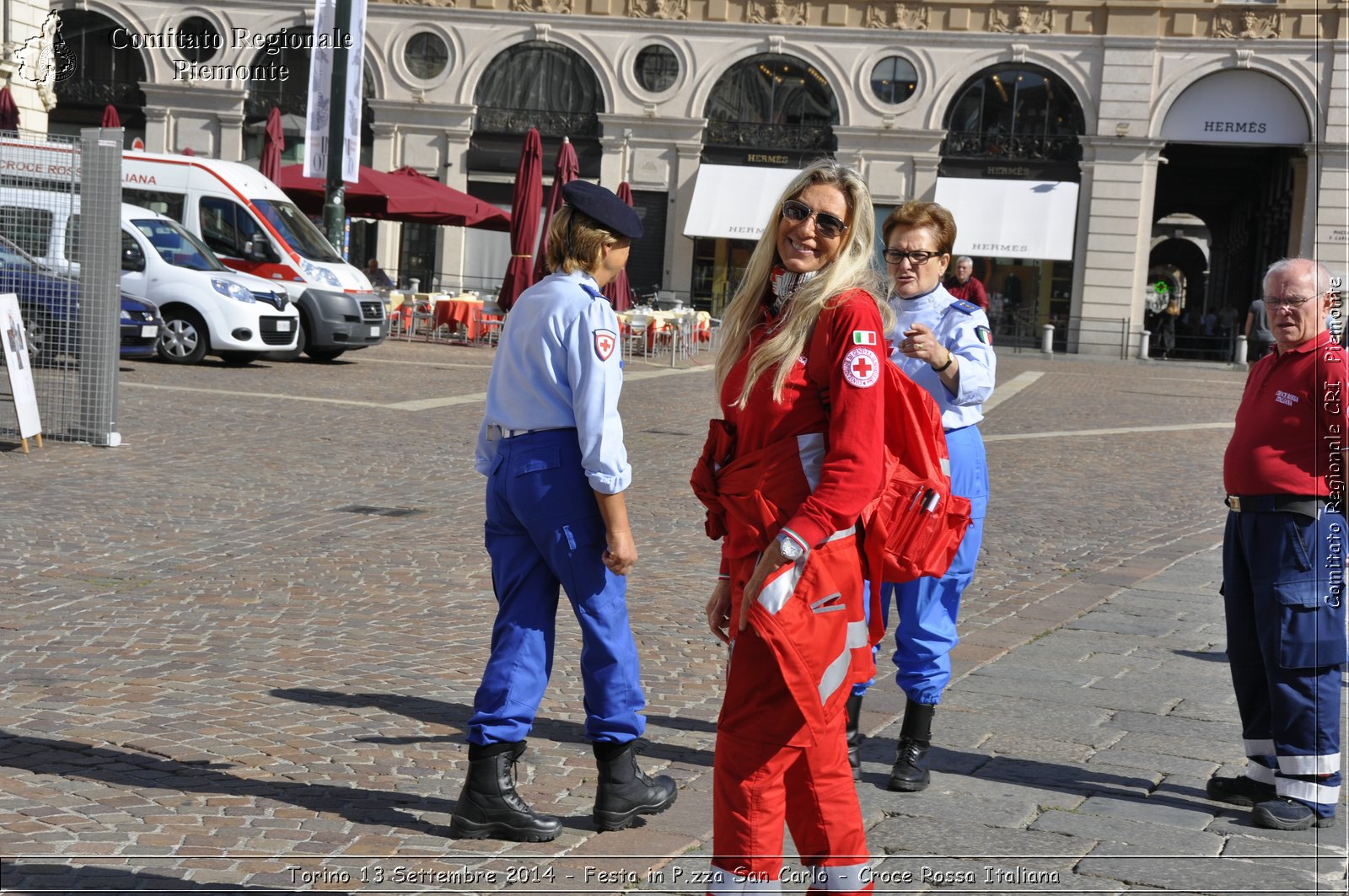 Torino 13 Settembre 2014 - Festa in P.zza San Carlo - Croce Rossa Italiana- Comitato Regionale del Piemonte