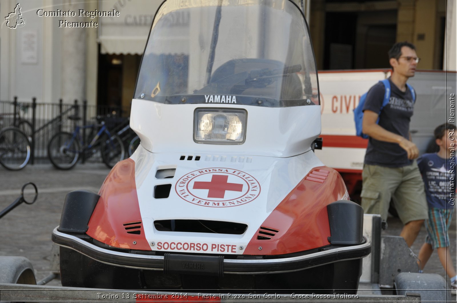 Torino 13 Settembre 2014 - Festa in P.zza San Carlo - Croce Rossa Italiana- Comitato Regionale del Piemonte