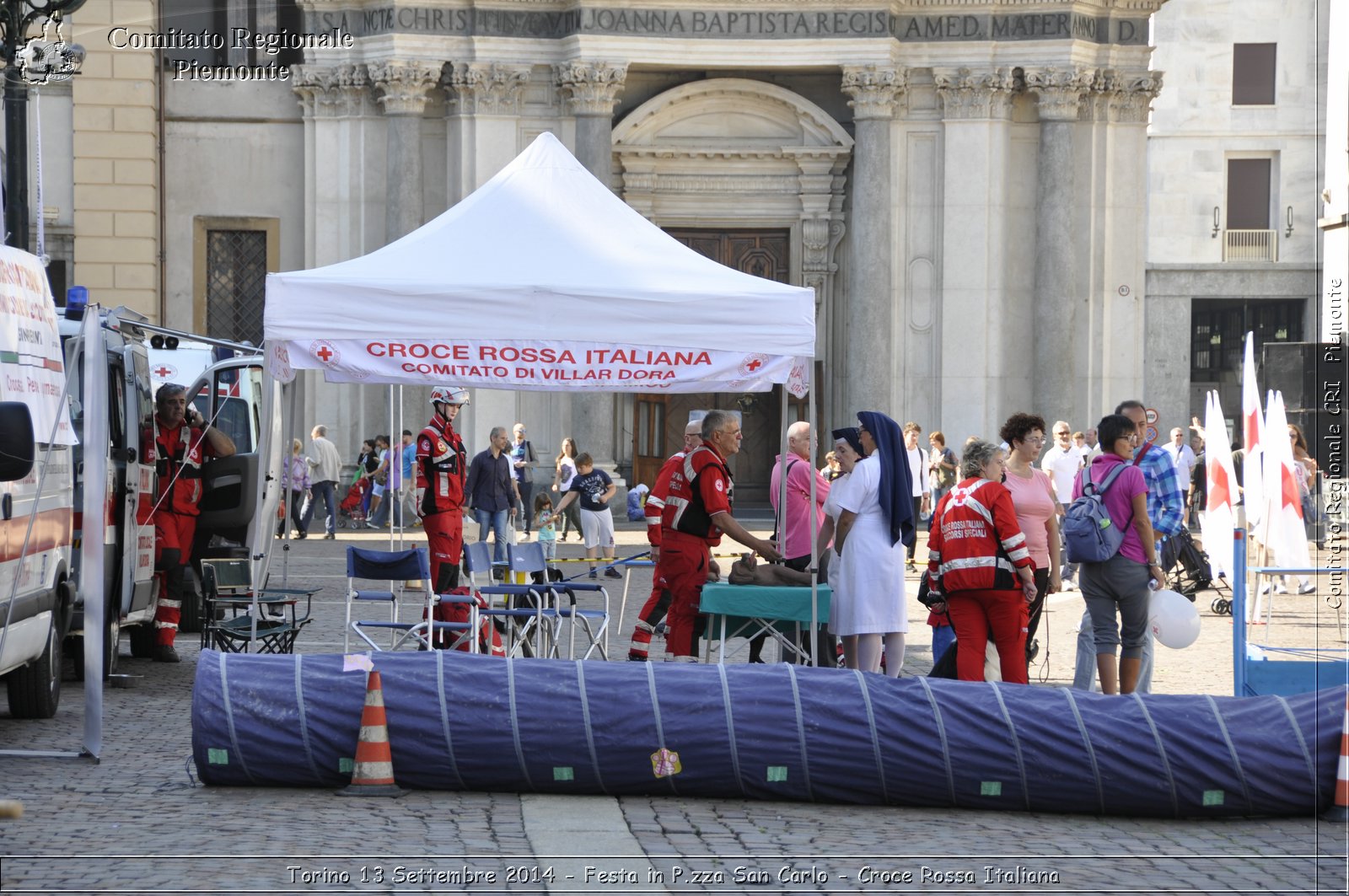 Torino 13 Settembre 2014 - Festa in P.zza San Carlo - Croce Rossa Italiana- Comitato Regionale del Piemonte