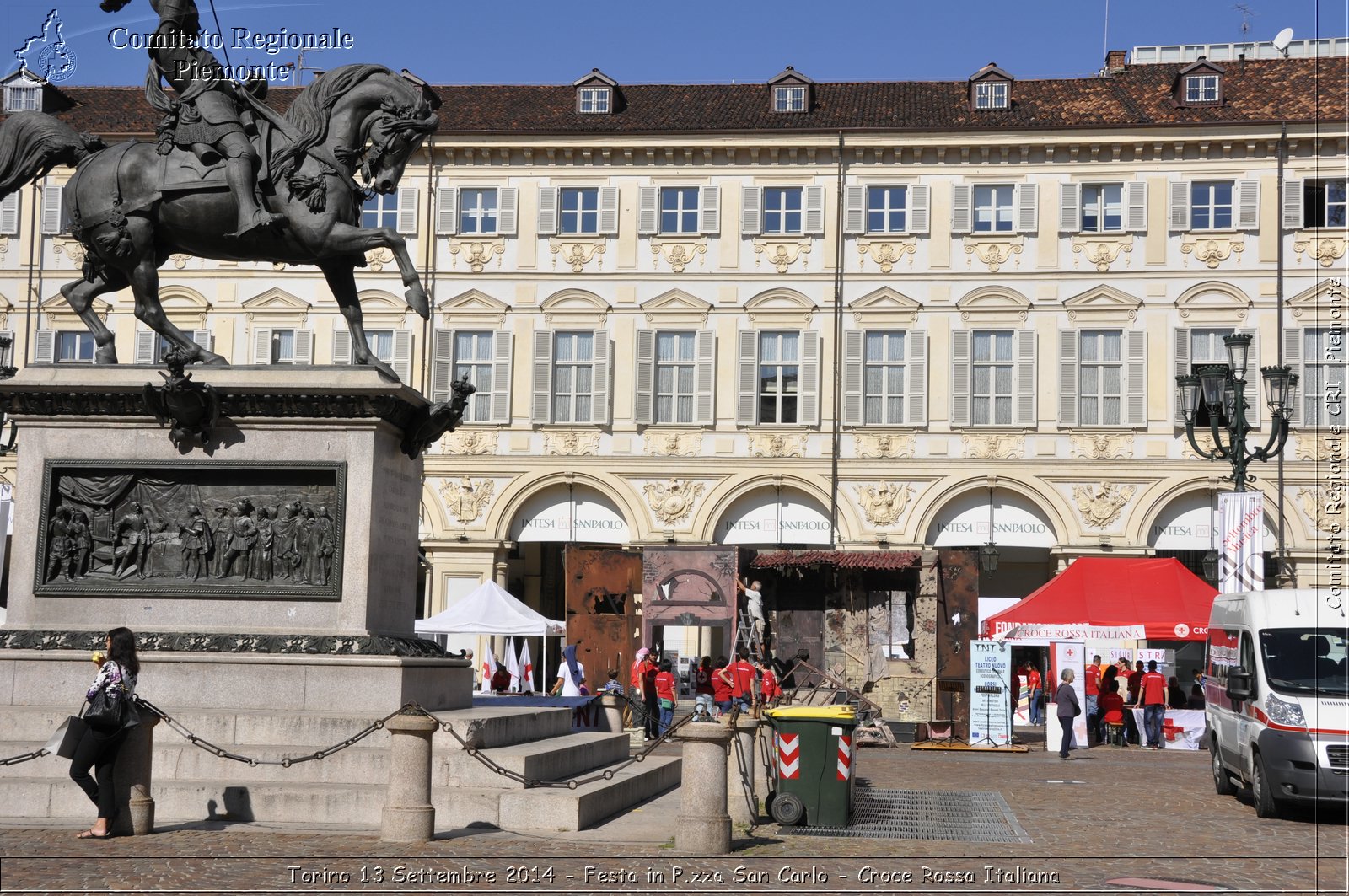 Torino 13 Settembre 2014 - Festa in P.zza San Carlo - Croce Rossa Italiana- Comitato Regionale del Piemonte