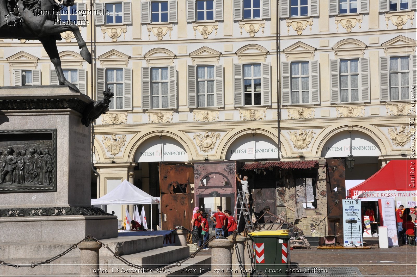 Torino 13 Settembre 2014 - Festa in P.zza San Carlo - Croce Rossa Italiana- Comitato Regionale del Piemonte