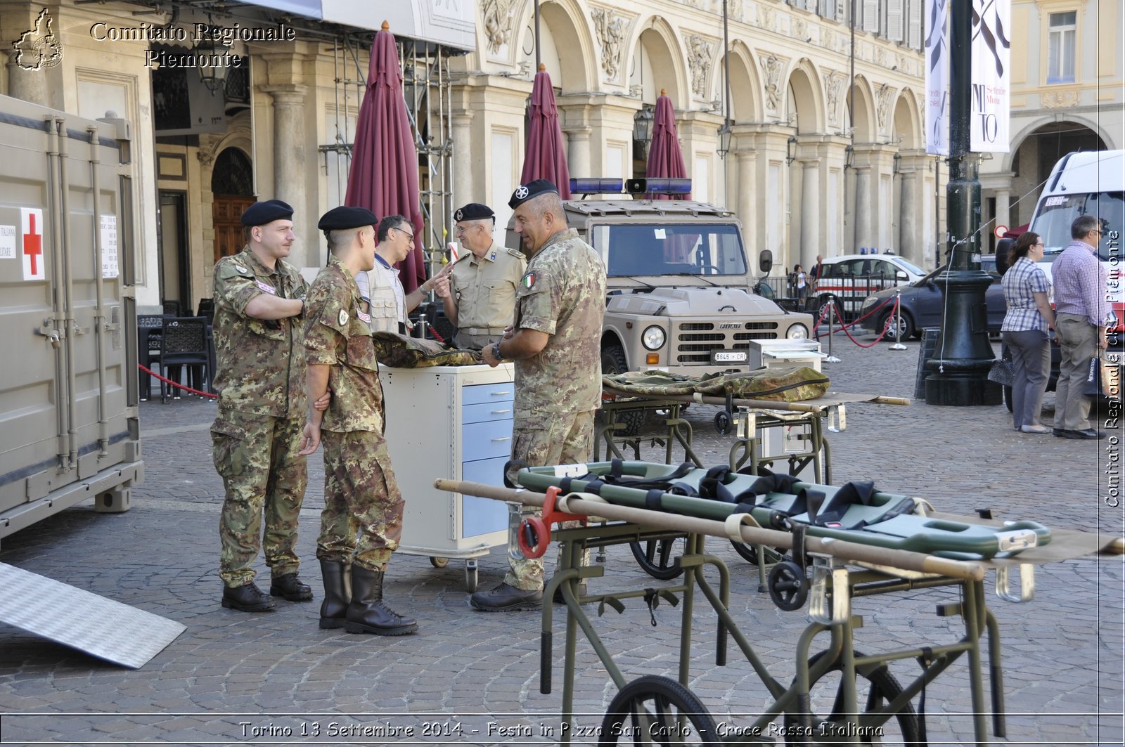 Torino 13 Settembre 2014 - Festa in P.zza San Carlo - Croce Rossa Italiana- Comitato Regionale del Piemonte