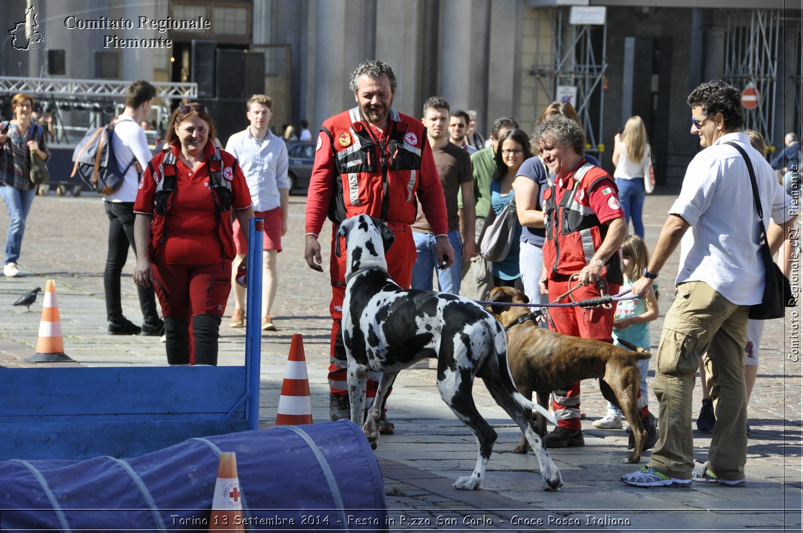 Torino 13 Settembre 2014 - Festa in P.zza San Carlo - Croce Rossa Italiana- Comitato Regionale del Piemonte