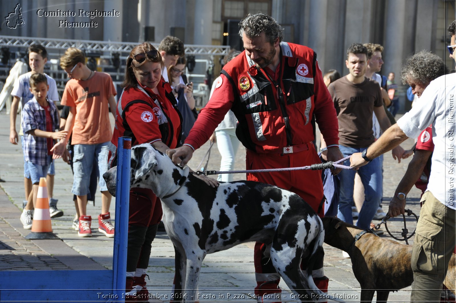 Torino 13 Settembre 2014 - Festa in P.zza San Carlo - Croce Rossa Italiana- Comitato Regionale del Piemonte