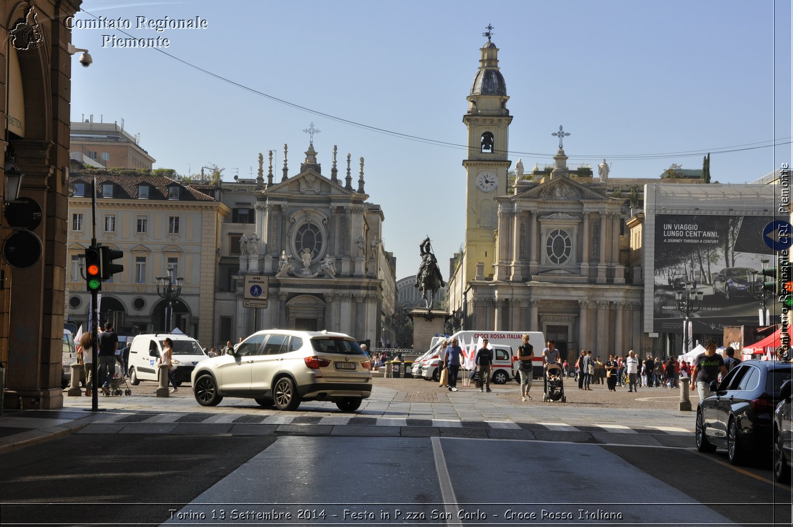 Torino 13 Settembre 2014 - Festa in P.zza San Carlo - Croce Rossa Italiana- Comitato Regionale del Piemonte