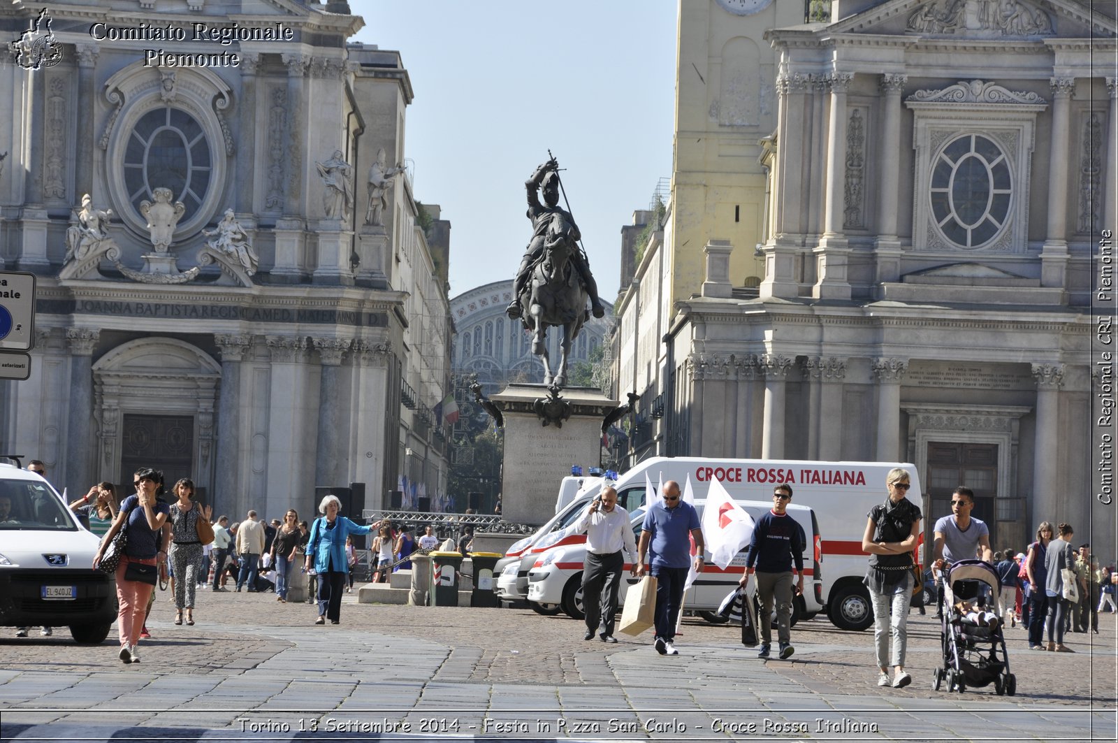 Torino 13 Settembre 2014 - Festa in P.zza San Carlo - Croce Rossa Italiana- Comitato Regionale del Piemonte