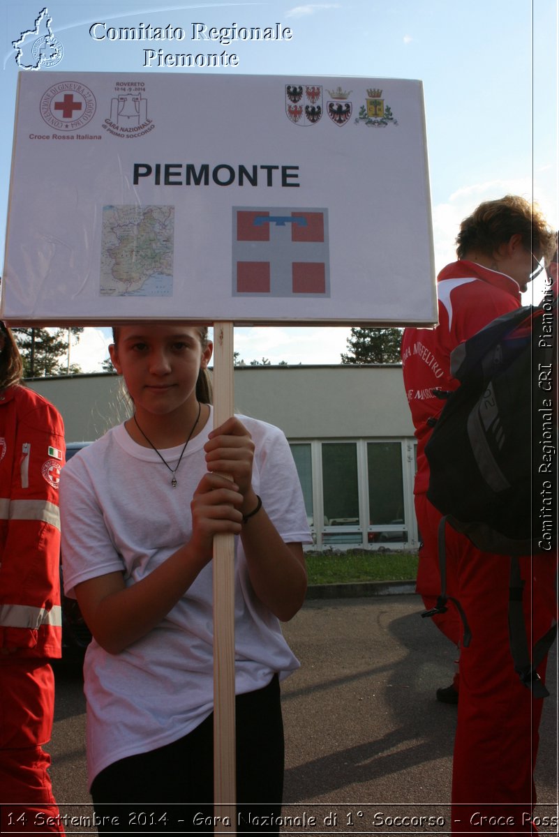 Rovereto 14 Settembre 2014 - Gara Nazionale di 1 Soccorso - Croce Rossa Italiana- Comitato Regionale del Piemonte