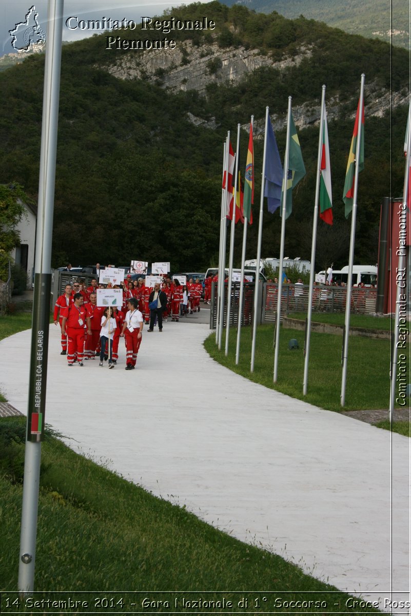 Rovereto 14 Settembre 2014 - Gara Nazionale di 1 Soccorso - Croce Rossa Italiana- Comitato Regionale del Piemonte