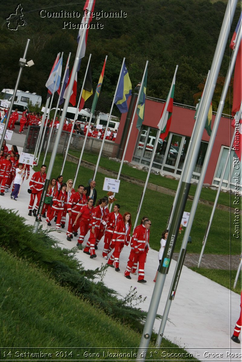 Rovereto 14 Settembre 2014 - Gara Nazionale di 1 Soccorso - Croce Rossa Italiana- Comitato Regionale del Piemonte