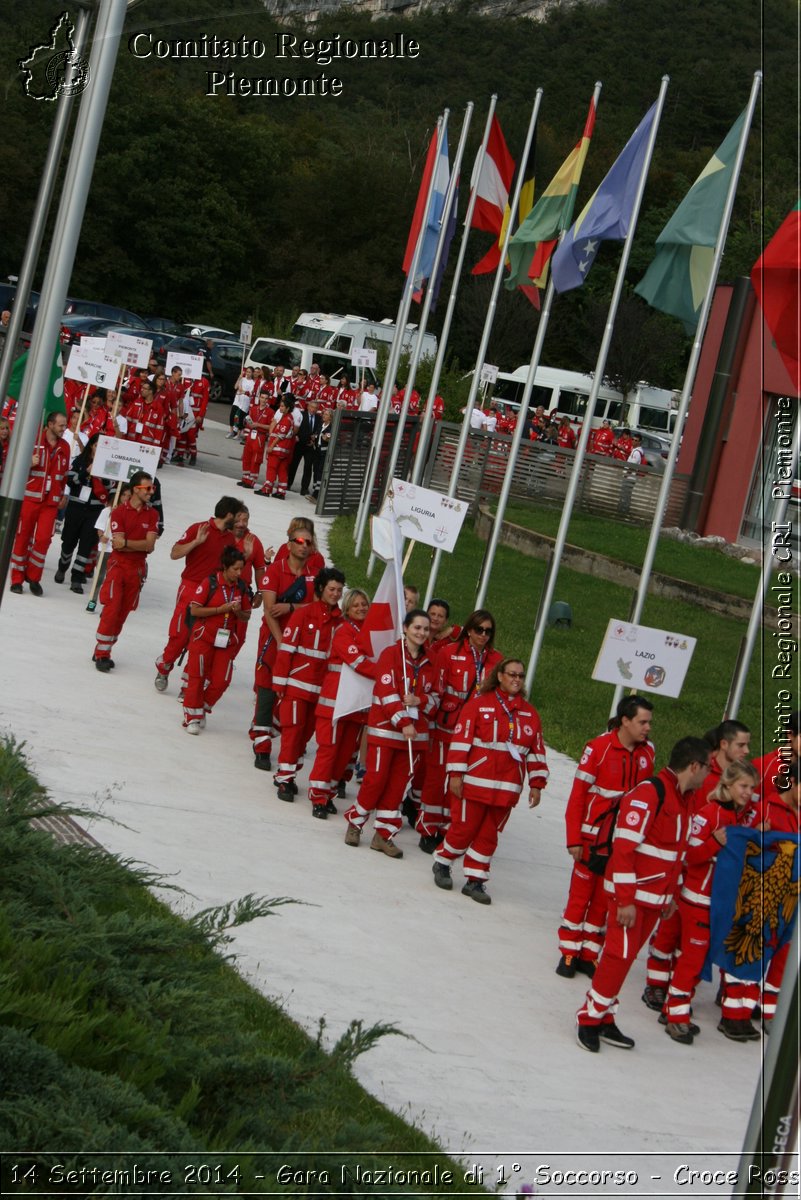 Rovereto 14 Settembre 2014 - Gara Nazionale di 1 Soccorso - Croce Rossa Italiana- Comitato Regionale del Piemonte