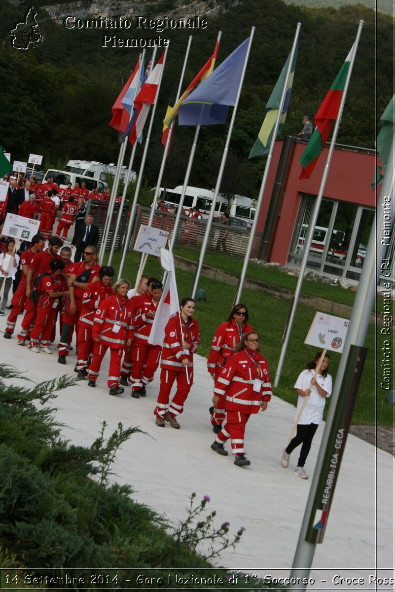 Rovereto 14 Settembre 2014 - Gara Nazionale di 1 Soccorso - Croce Rossa Italiana- Comitato Regionale del Piemonte