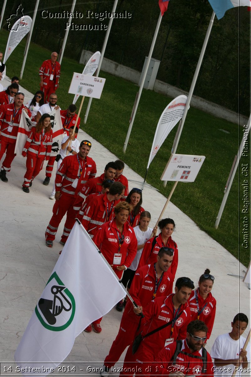 Rovereto 14 Settembre 2014 - Gara Nazionale di 1 Soccorso - Croce Rossa Italiana- Comitato Regionale del Piemonte