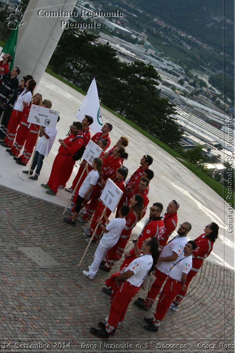 Rovereto 14 Settembre 2014 - Gara Nazionale di 1 Soccorso - Croce Rossa Italiana- Comitato Regionale del Piemonte