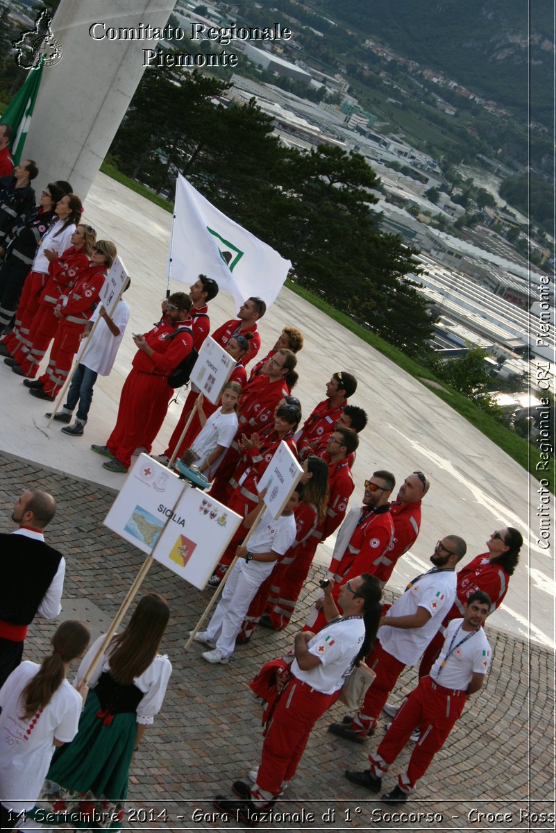 Rovereto 14 Settembre 2014 - Gara Nazionale di 1 Soccorso - Croce Rossa Italiana- Comitato Regionale del Piemonte